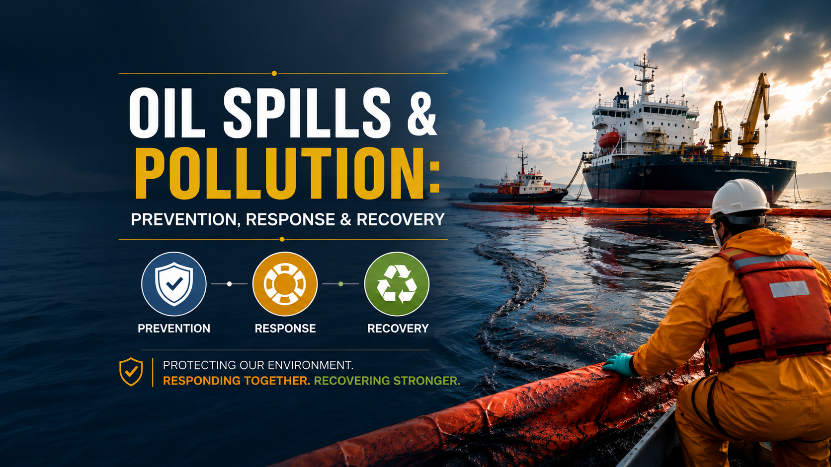 Oil Spills & Pollution: Prevention, Response & Recovery